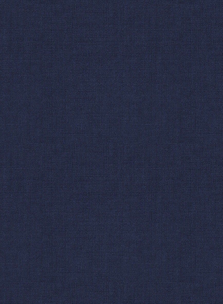 Napolean Stretch Blue Wool Suit - StudioSuits