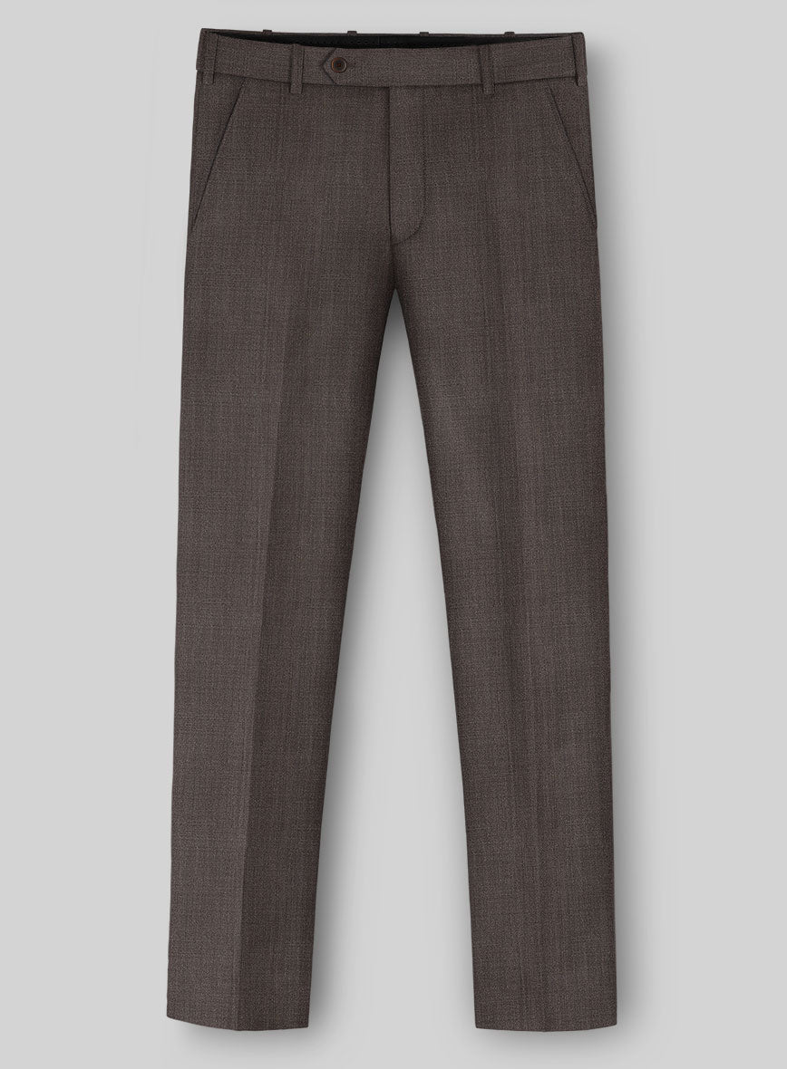 Napolean Stretch Brown Wool Suit - StudioSuits