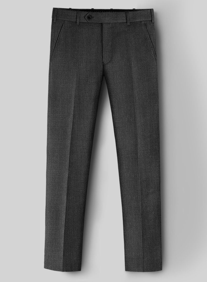 Napolean Stretch Dark Gray Wool Pants – StudioSuits