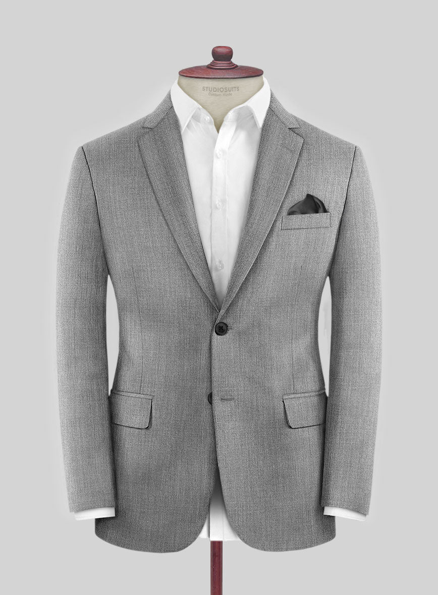 Napolean Stretch Mid Gray Wool Jacket – StudioSuits