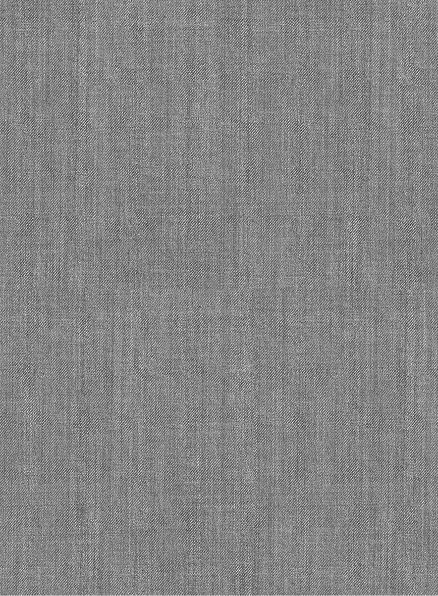Napolean Stretch Mid Gray Wool Suit - StudioSuits