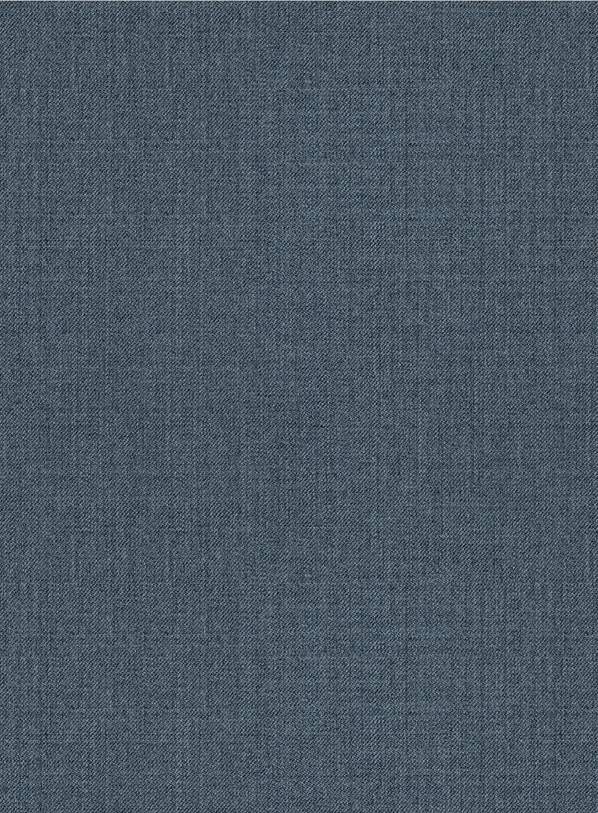 Napolean Stretch Pacific Blue Wool Tuxedo Suit - StudioSuits