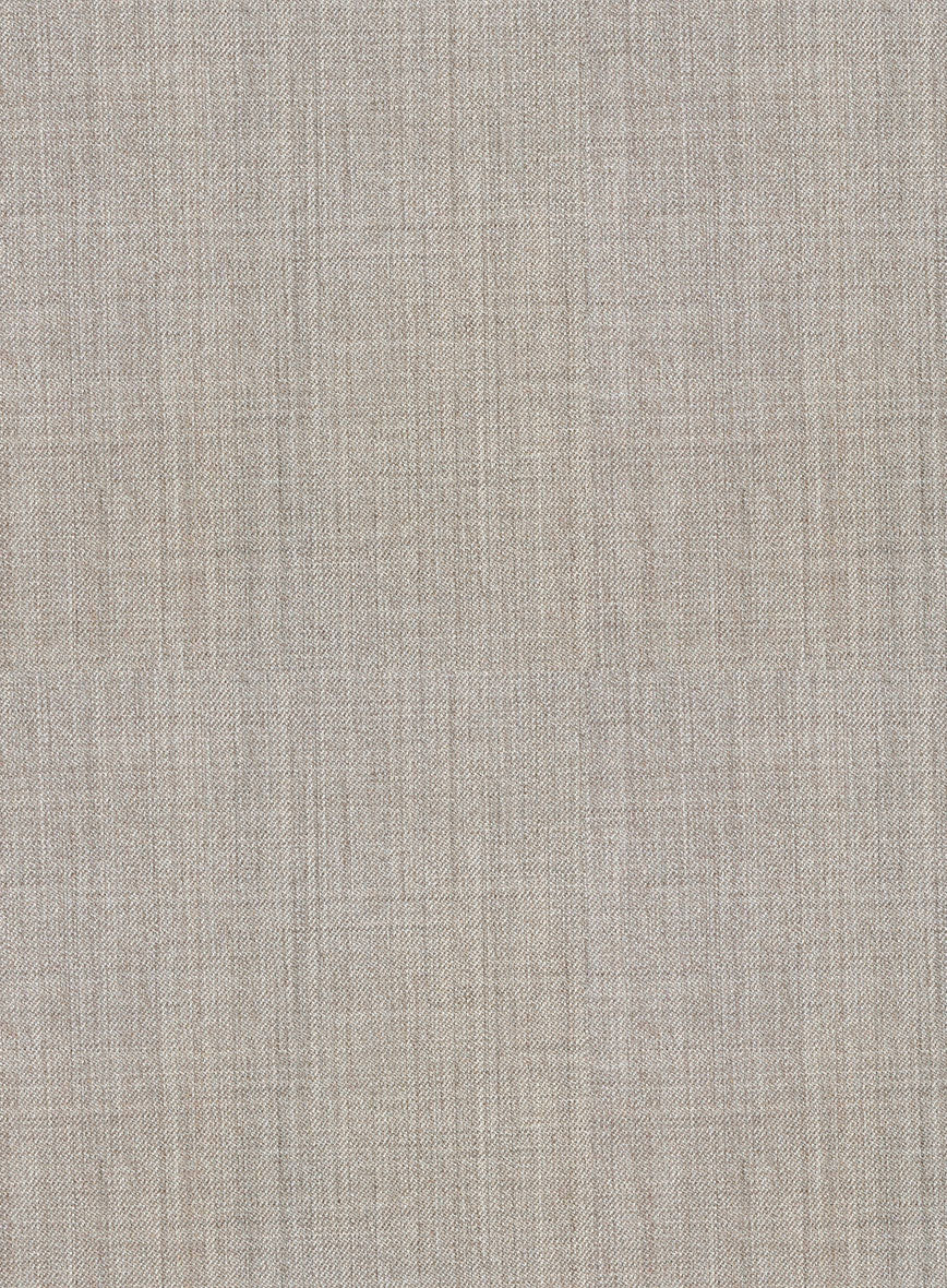Napolean Stretch Pale Brown Wool Jacket - StudioSuits