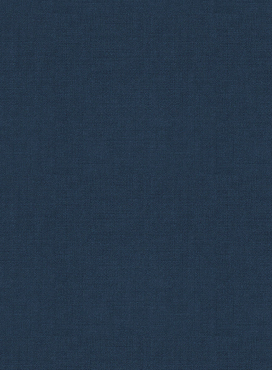 Napolean Stretch Powder Blue Wool Tuxedo Suit - StudioSuits