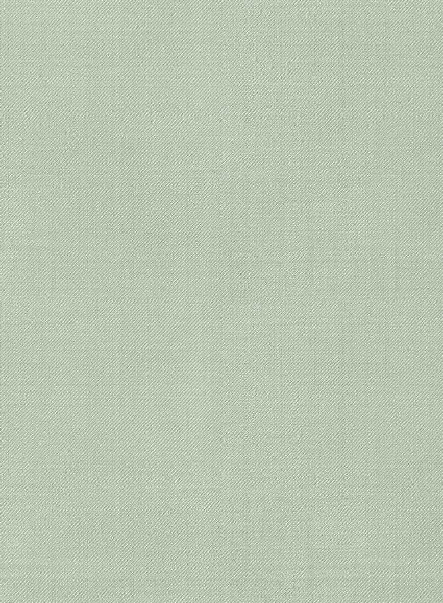 Napolean Stretch Sage Green Wool Pants - StudioSuits