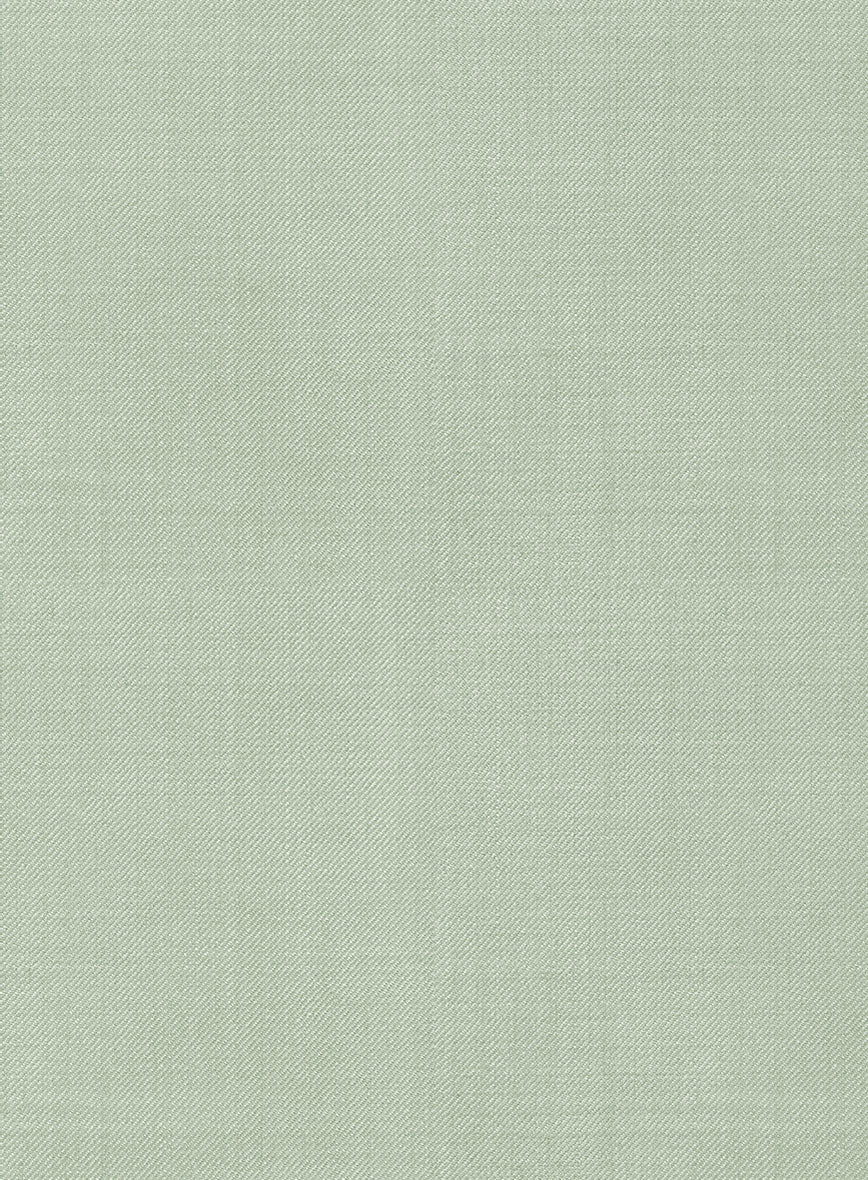 Napolean Stretch Sage Green Wool Pants - StudioSuits