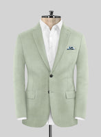 Napolean Stretch Sage Green Wool Suit - StudioSuits