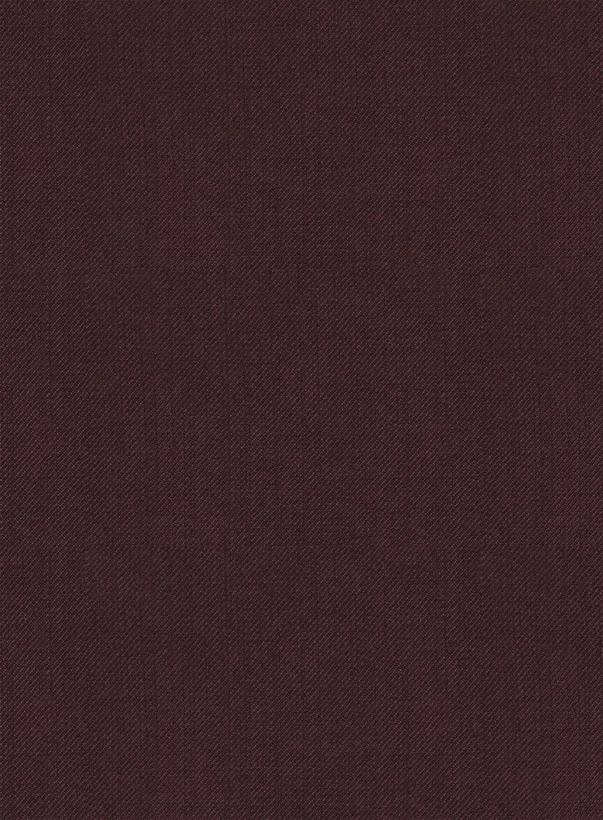 Napolean Stretch Wine Wool Jacket - StudioSuits