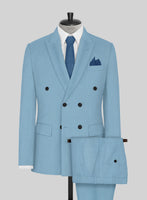 Napolean Taj Blue Wool Suit - StudioSuits