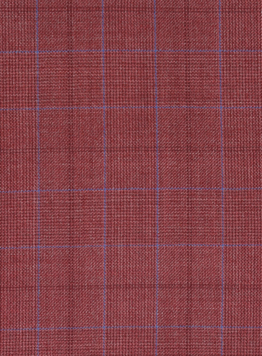Napolean Tonia Red Wool Jacket - StudioSuits