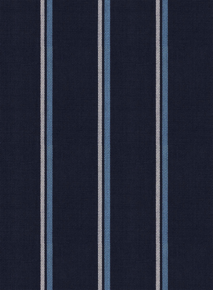 Napolean Vanda Navy Blue Wool Pants