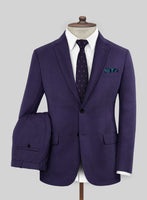Napolean Violet Wool Suit - StudioSuits