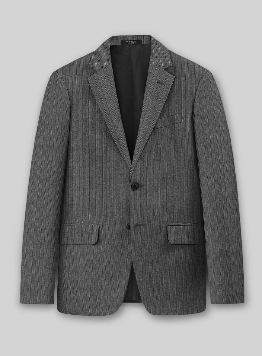 Napolean Vistano Stripe Wool Jacket - StudioSuits