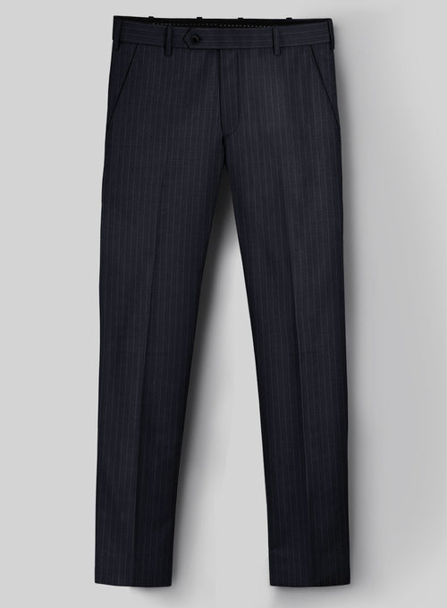 Napolean Windsor Blue Stripe Wool Pants