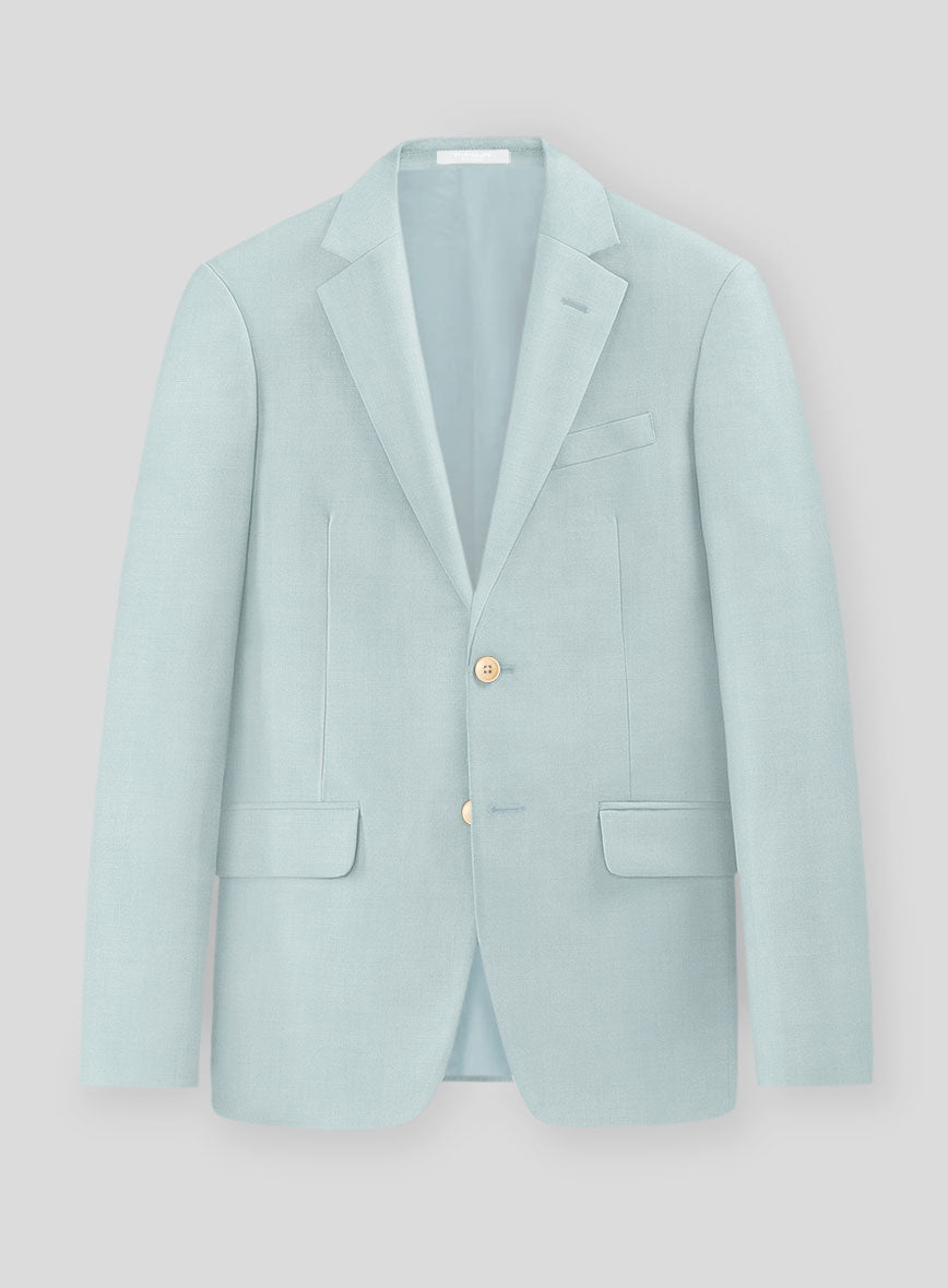 Napolean Wool Baby Blue Jacket - StudioSuits