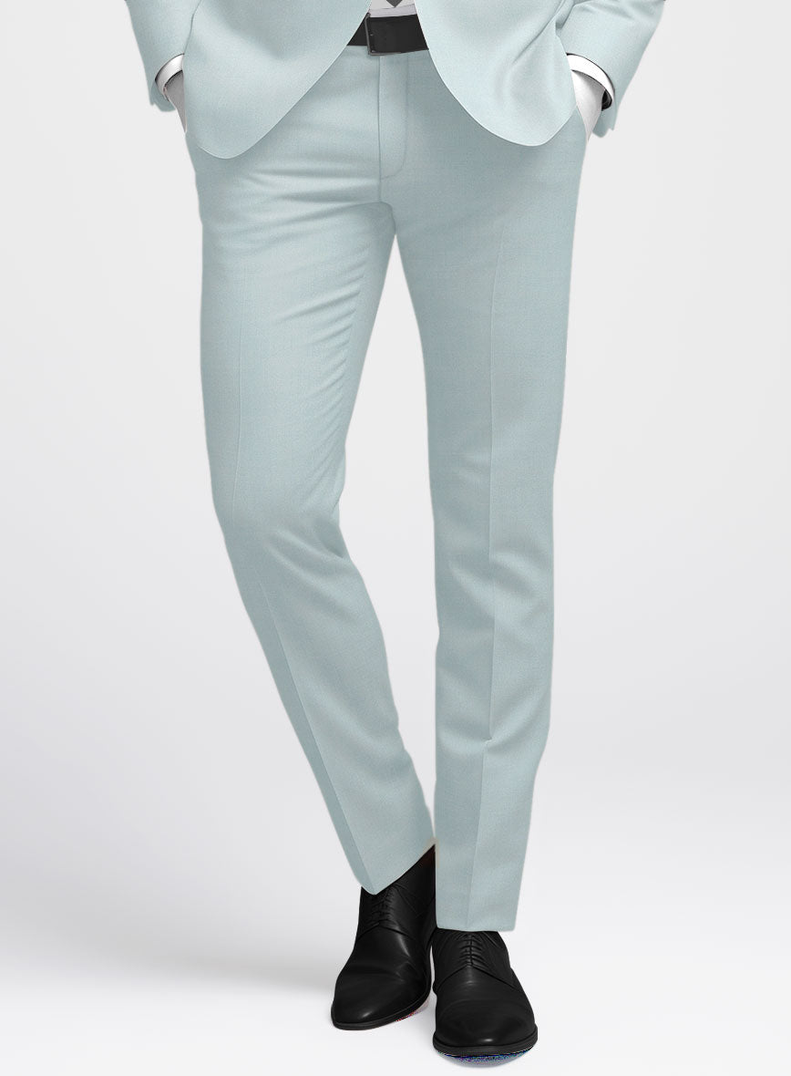 Napolean Wool Baby Blue Pants - StudioSuits
