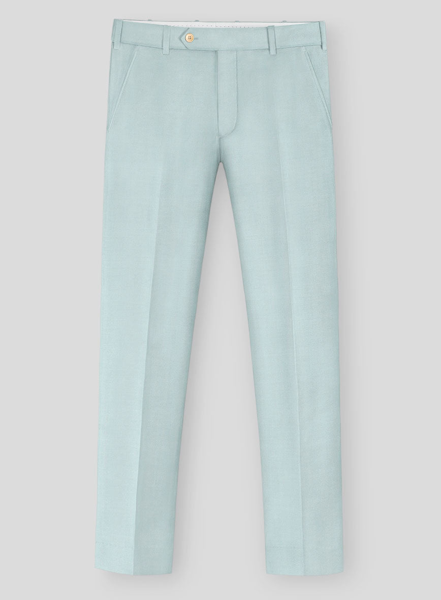 Napolean Wool Baby Blue Pants - StudioSuits