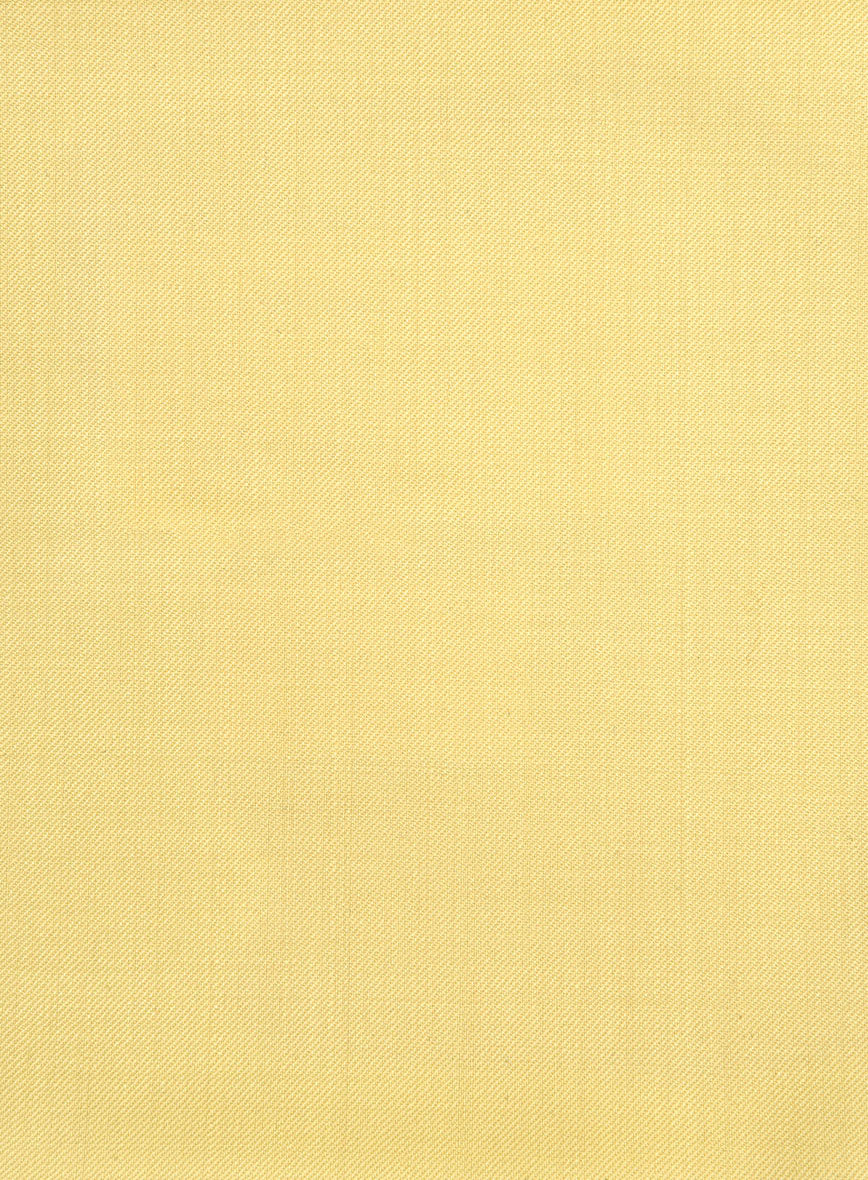 Napolean Yellow Wool Pants - StudioSuits