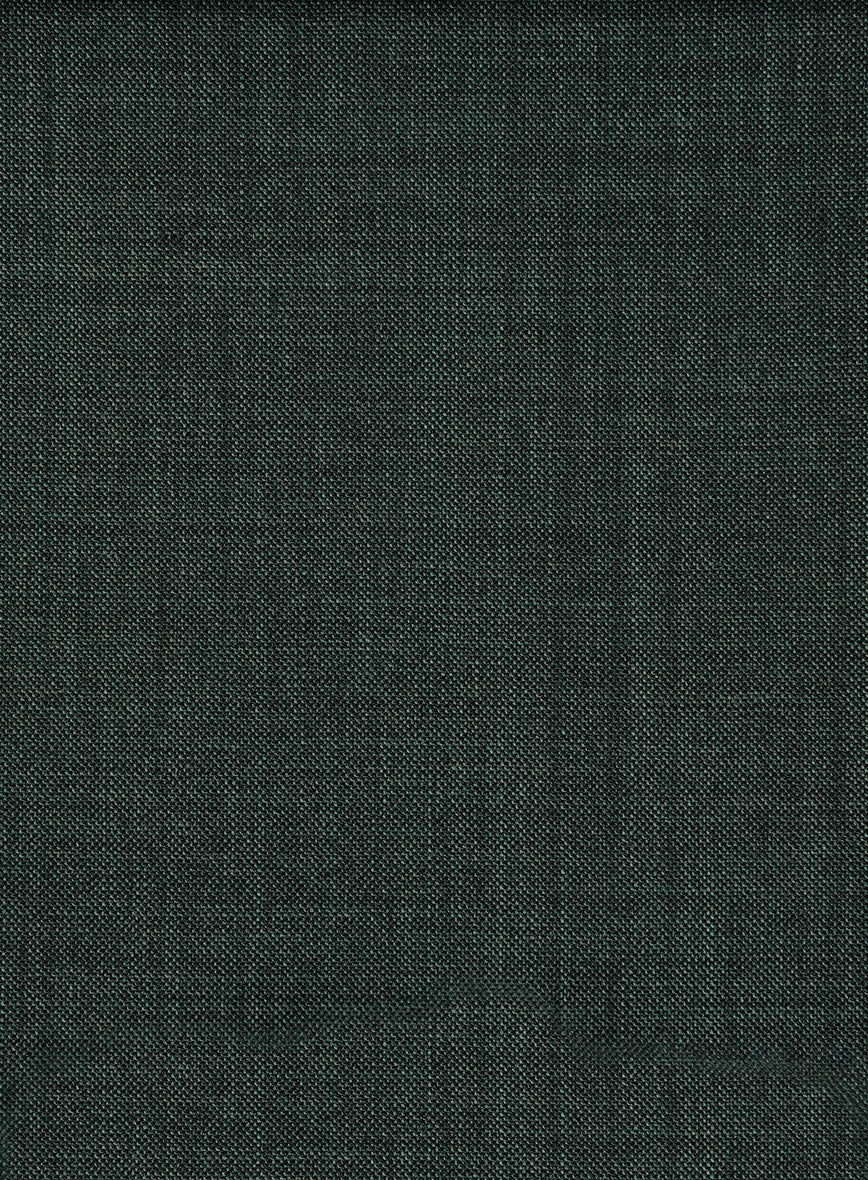 Napolean Zervano Sharkskin Green Wool Pants - StudioSuits