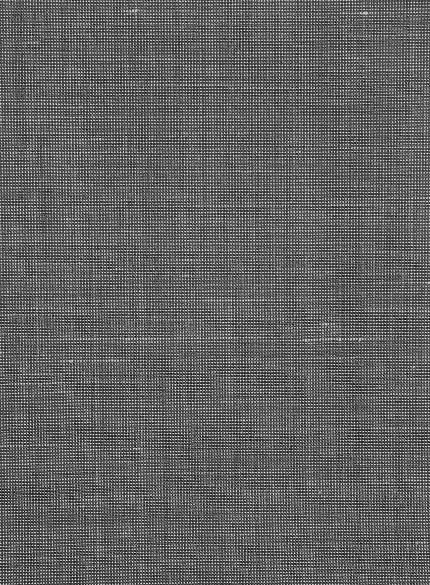 Napolean Ariel Nailhead Gray Wool Pants - StudioSuits