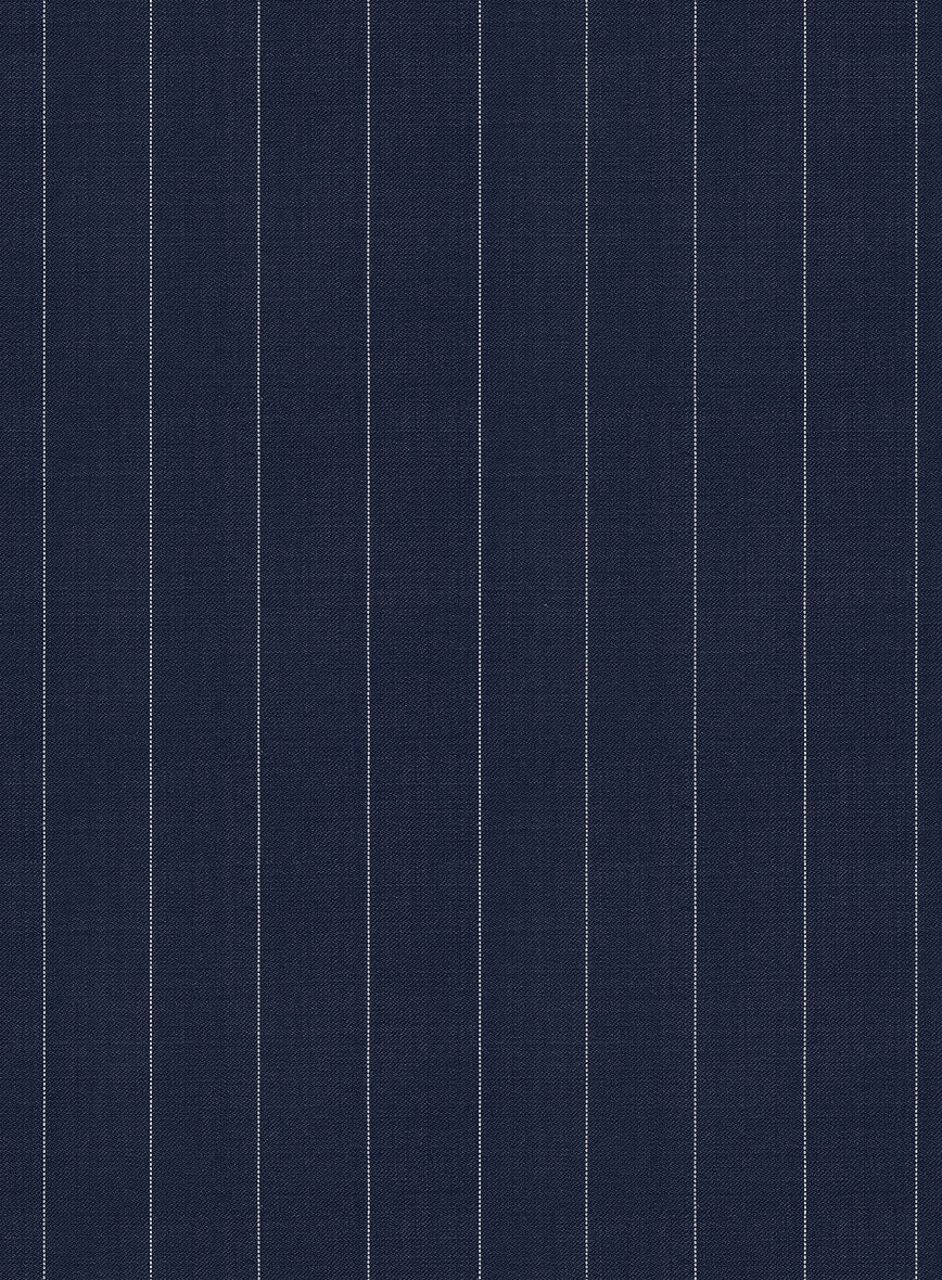 Napolean Broadway Blue Wool Jacket - StudioSuits