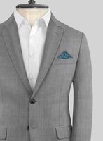 Napolean costa Mini Houndstooth Gray Wool Suit - StudioSuits