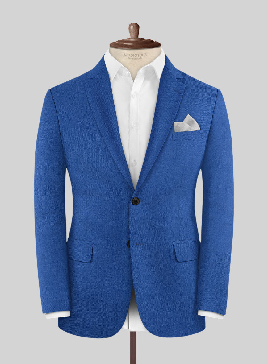 Haddington Wool Silk Blue Suit (USD)