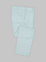 Napolean Pale Blue Wool Pants - StudioSuits