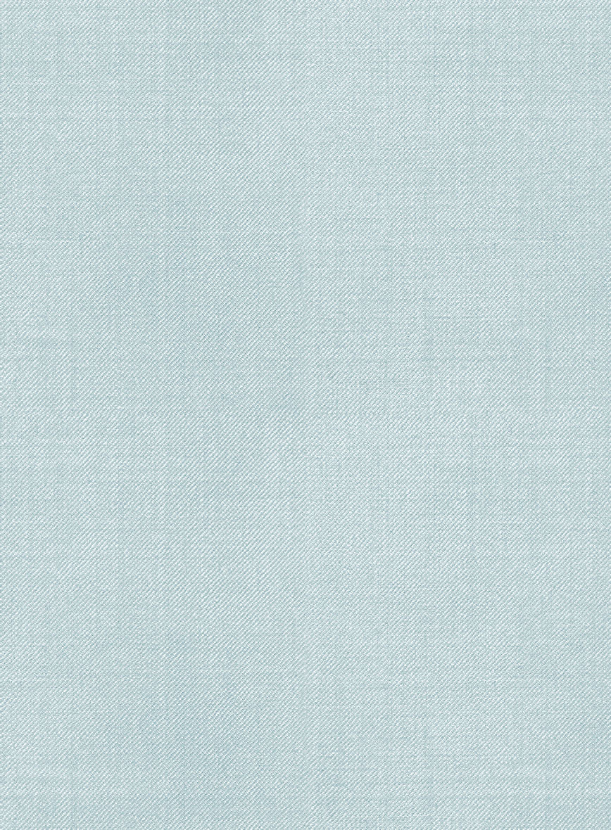 Napolean Pale Blue Wool Suit - StudioSuits