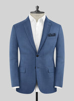 Napolean Ricci Artic Blue Wool Jacket - StudioSuits