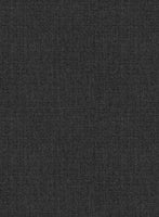 Napolean Sharkskin Charcoal Wool Jacket - StudioSuits
