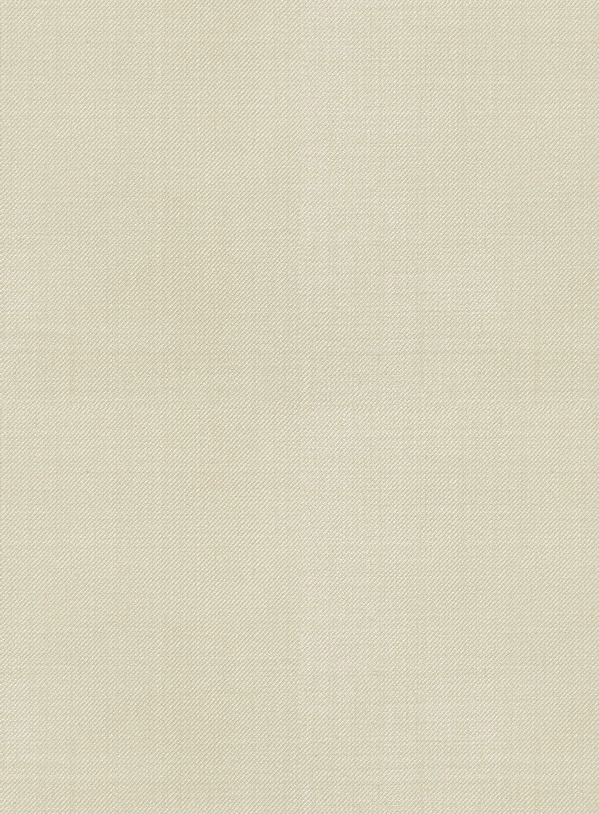 Napolean Stretch Beige Wool Tuxedo Jacket - StudioSuits