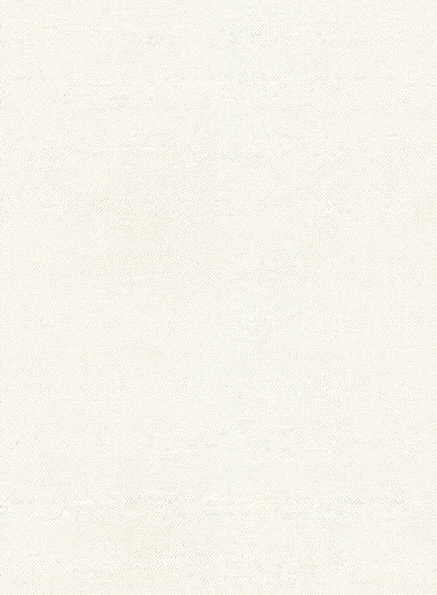 Napolean Stretch Ivory Wool Tuxedo Jacket - StudioSuits