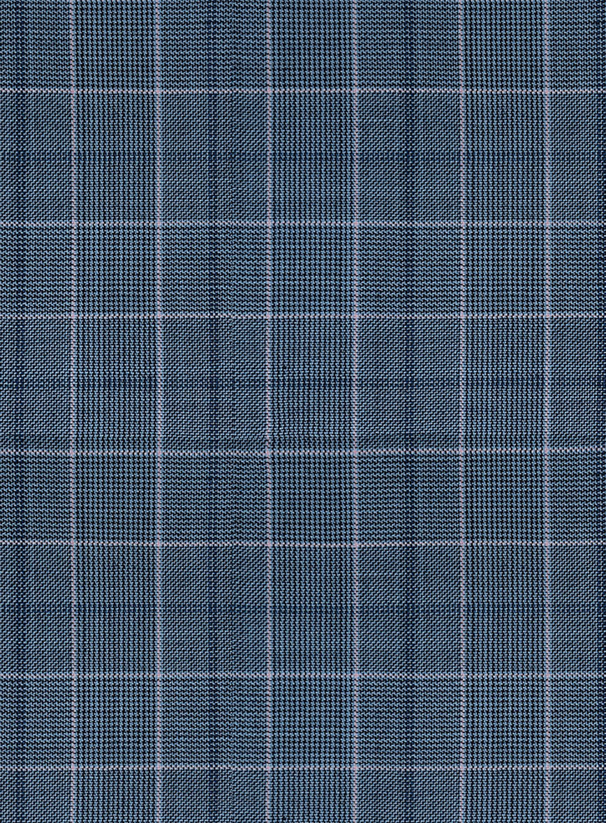 Napolean Tonia Blue Wool Suit - StudioSuits