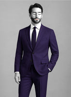 Napolean Violet Wool Jacket - StudioSuits