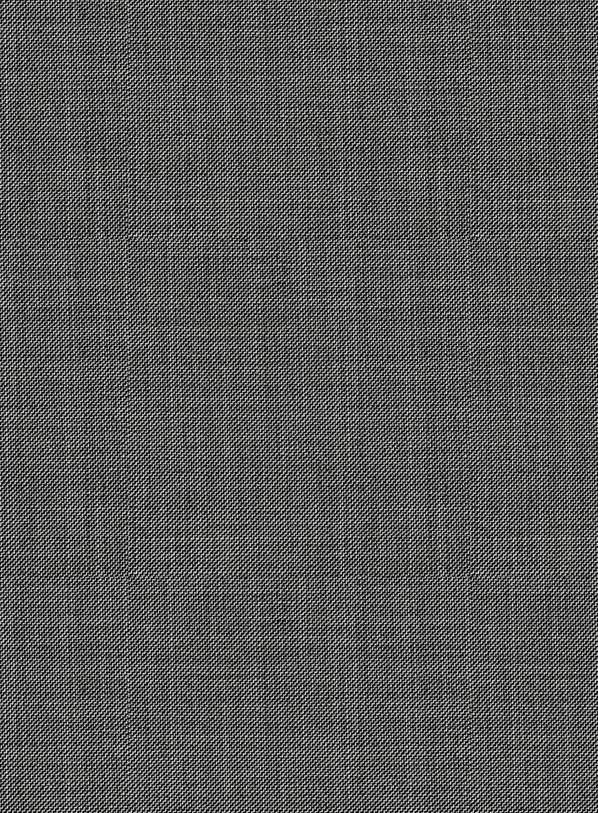 Napolean Sharkskin Gray Double Gurkha Wool Trousers - StudioSuits