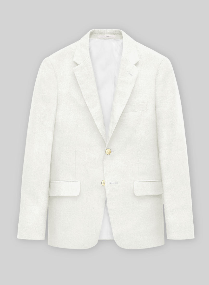 Natural Linen Jacket - StudioSuits