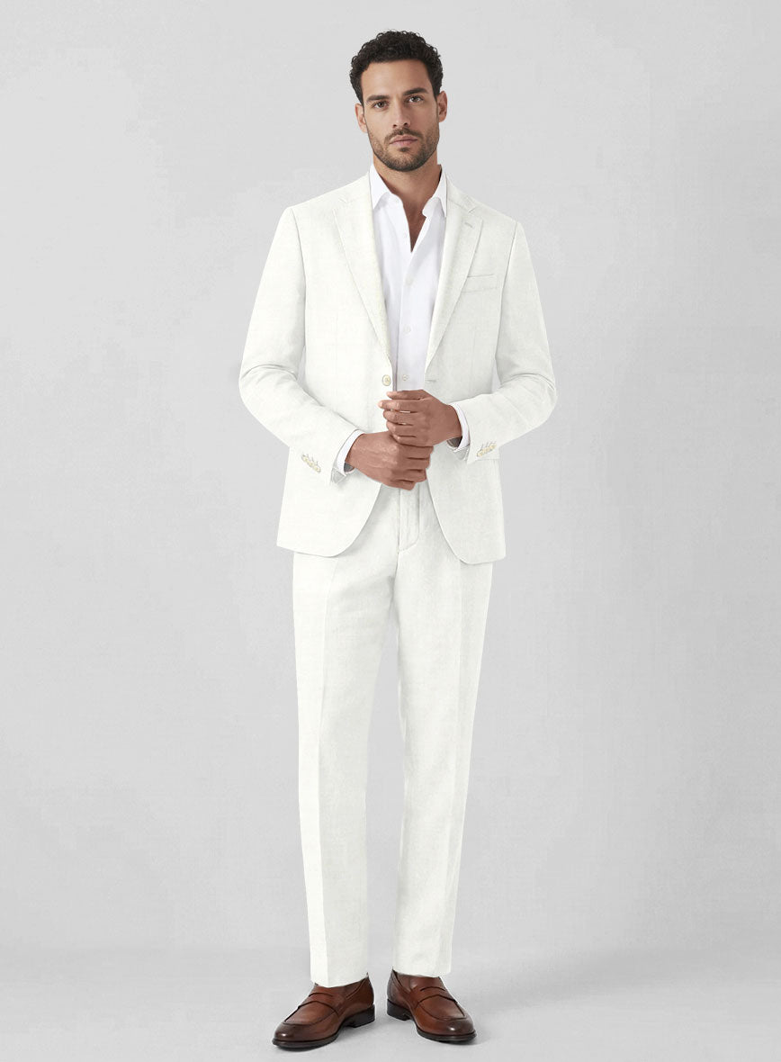 Natural Linen Suit - StudioSuits