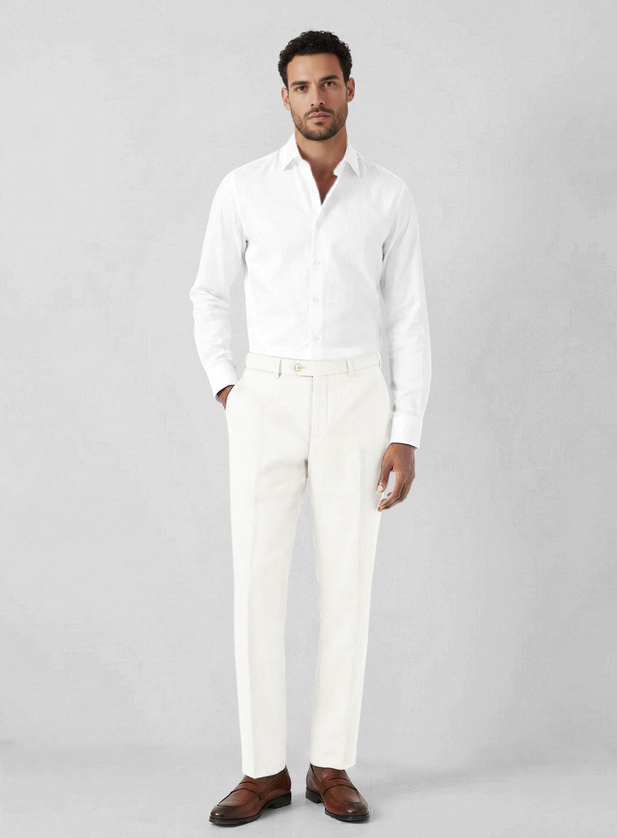 Natural Linen Suit - StudioSuits