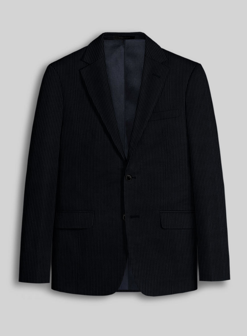 Navy Blue Corduroy Jacket - StudioSuits
