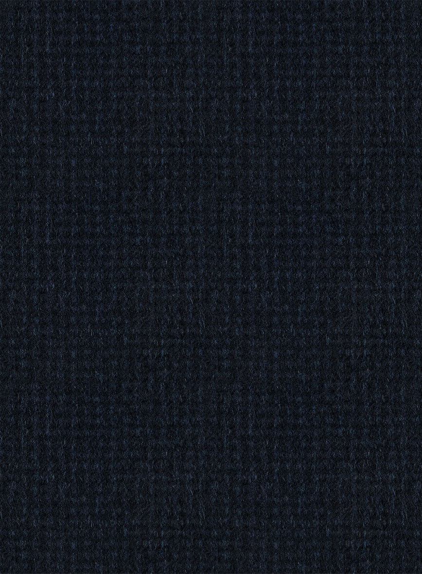 Navy Blue Cashmere Jacket - StudioSuits