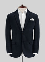 Navy Blue Thick Corduroy Suit - StudioSuits