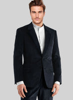 Navy Blue Corduroy Suit - StudioSuits