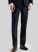 Navy Blue Thick Corduroy Suit - StudioSuits