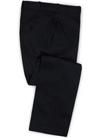 Dark Navy Blue Tailored Chinos - StudioSuits