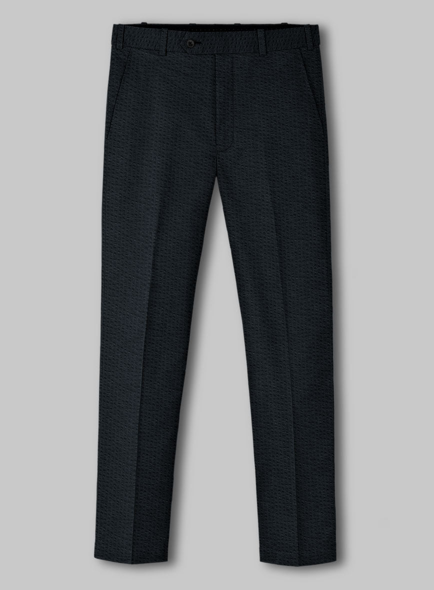 Navy Seersucker Suit - StudioSuits
