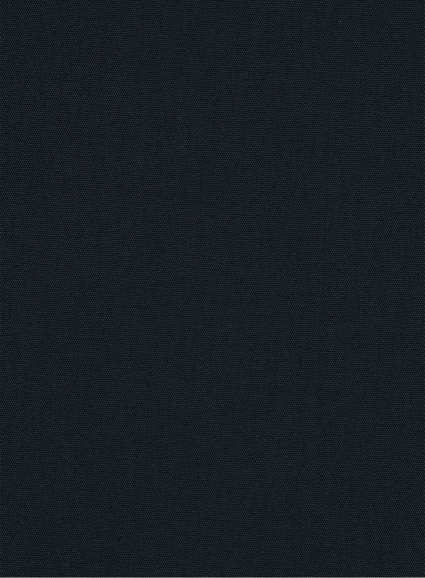 Navy Stretch Poplene Shirt - StudioSuits