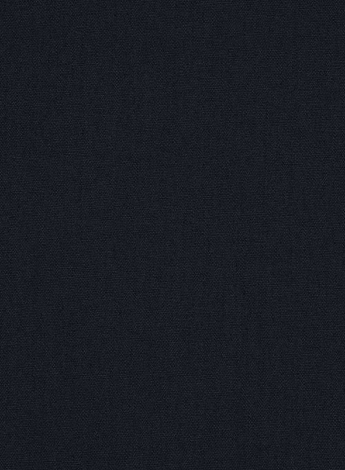 Navy Stretch Poplene Shirt - StudioSuits