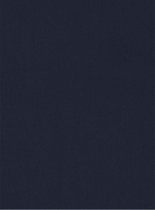Navy Stretch Twill Shirt - StudioSuits