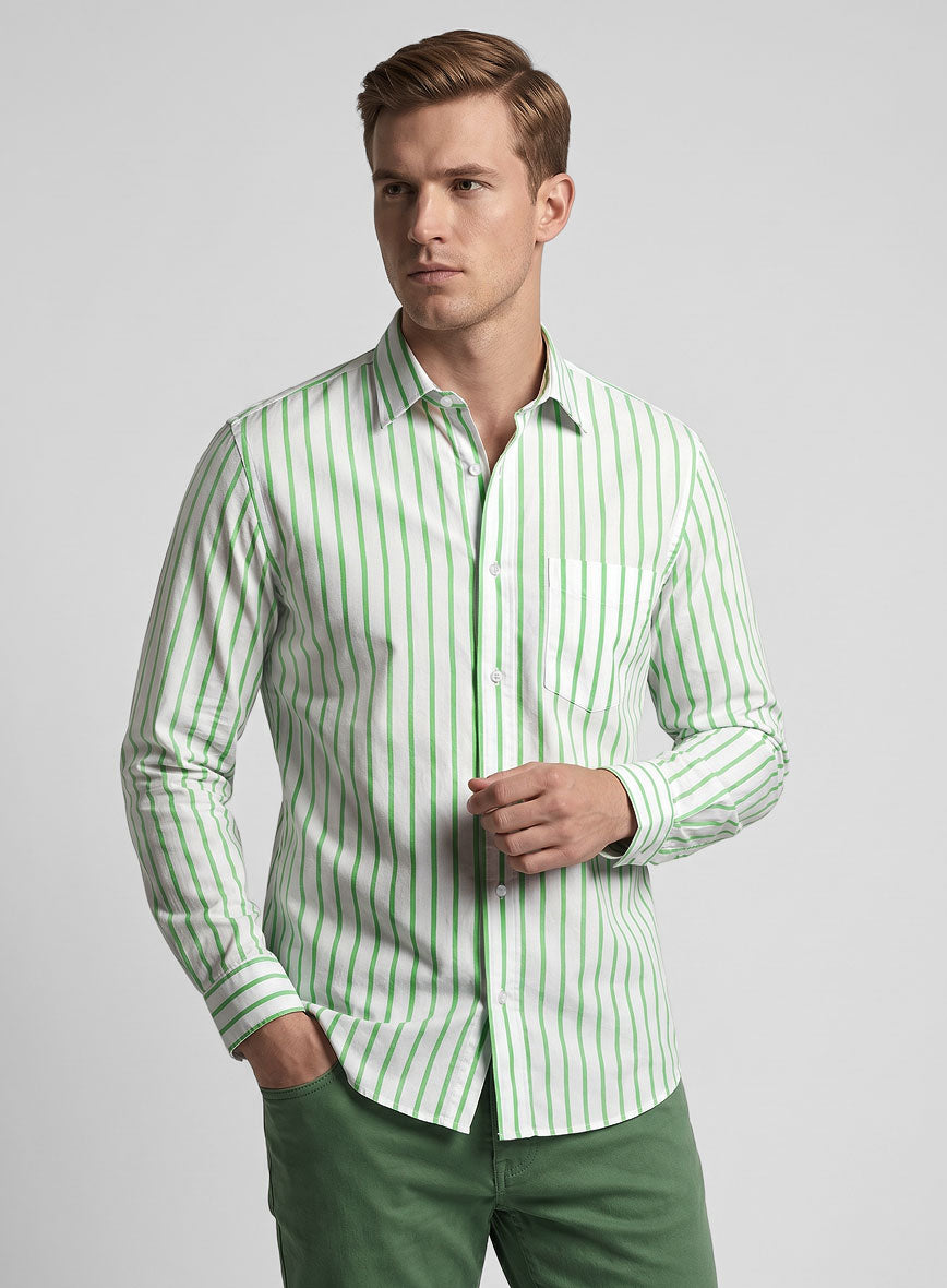 Neon Leafline Cotton Shirt - StudioSuits